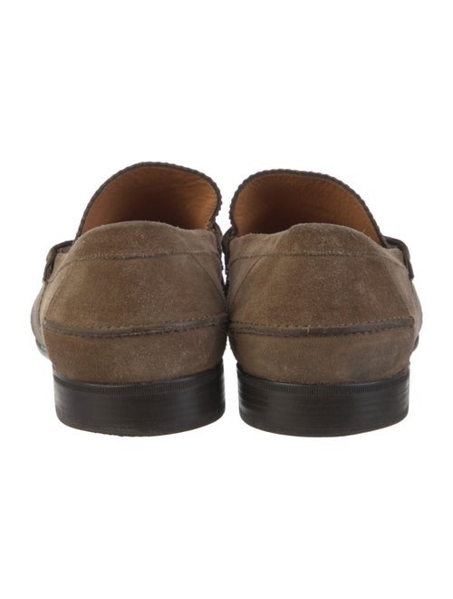 Gucci Suede Striped Loafers