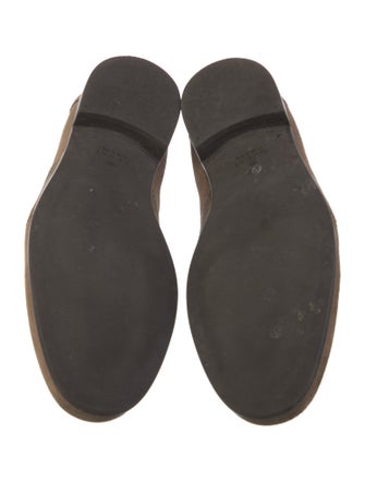 Gucci Suede Striped Loafers