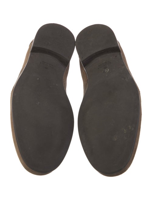 Gucci Suede Striped Loafers