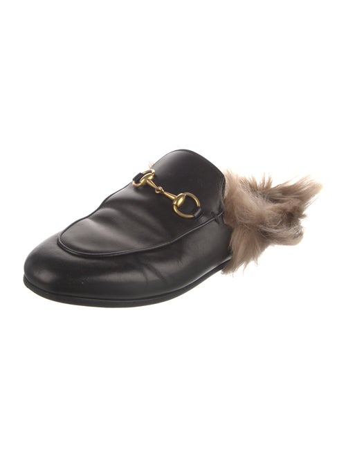 Gucci Horsebit Accent Leather Mules