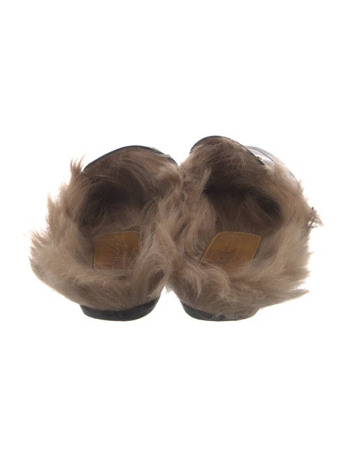 Gucci Horsebit Accent Leather Mules