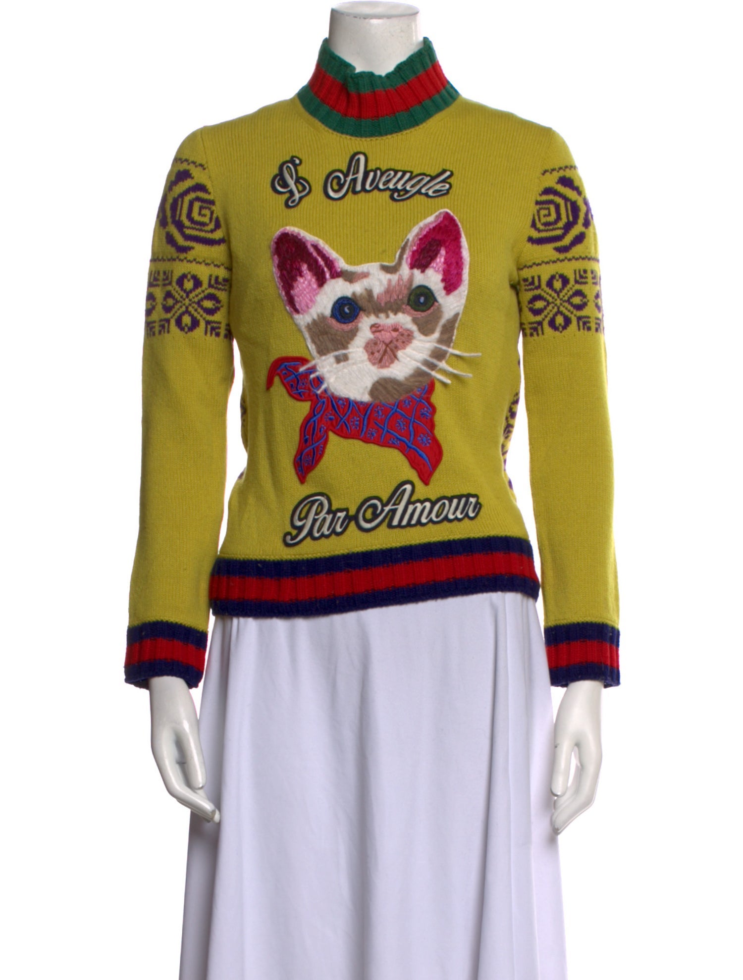 Gucci L' Aveugle Par Amour Printed Sweater