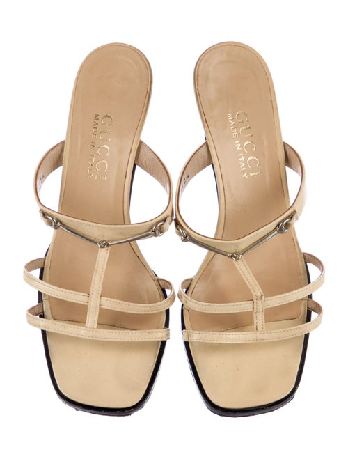 Gucci Patent Leather Slides