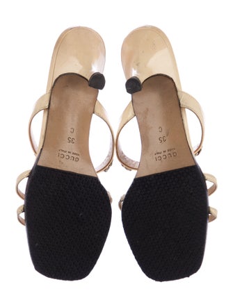 Gucci Patent Leather Slides