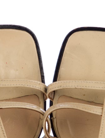 Gucci Patent Leather Slides