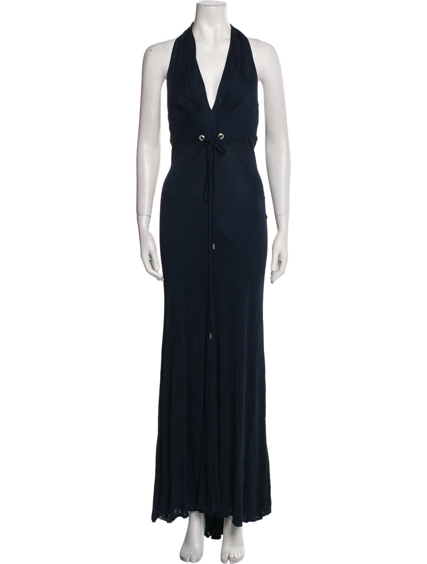 Gucci V-Neck Long Dress