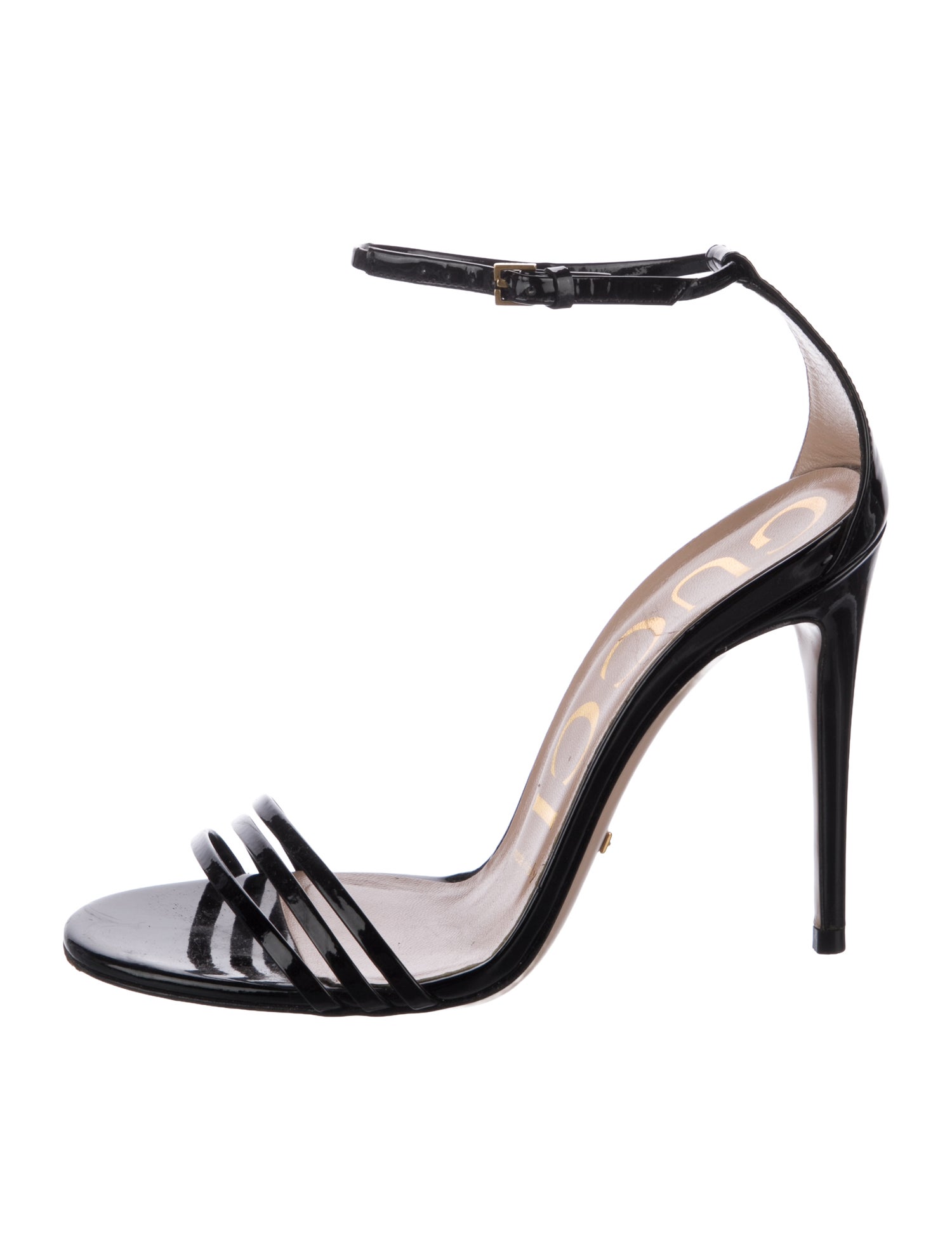 Gucci Patent Leather Sandals