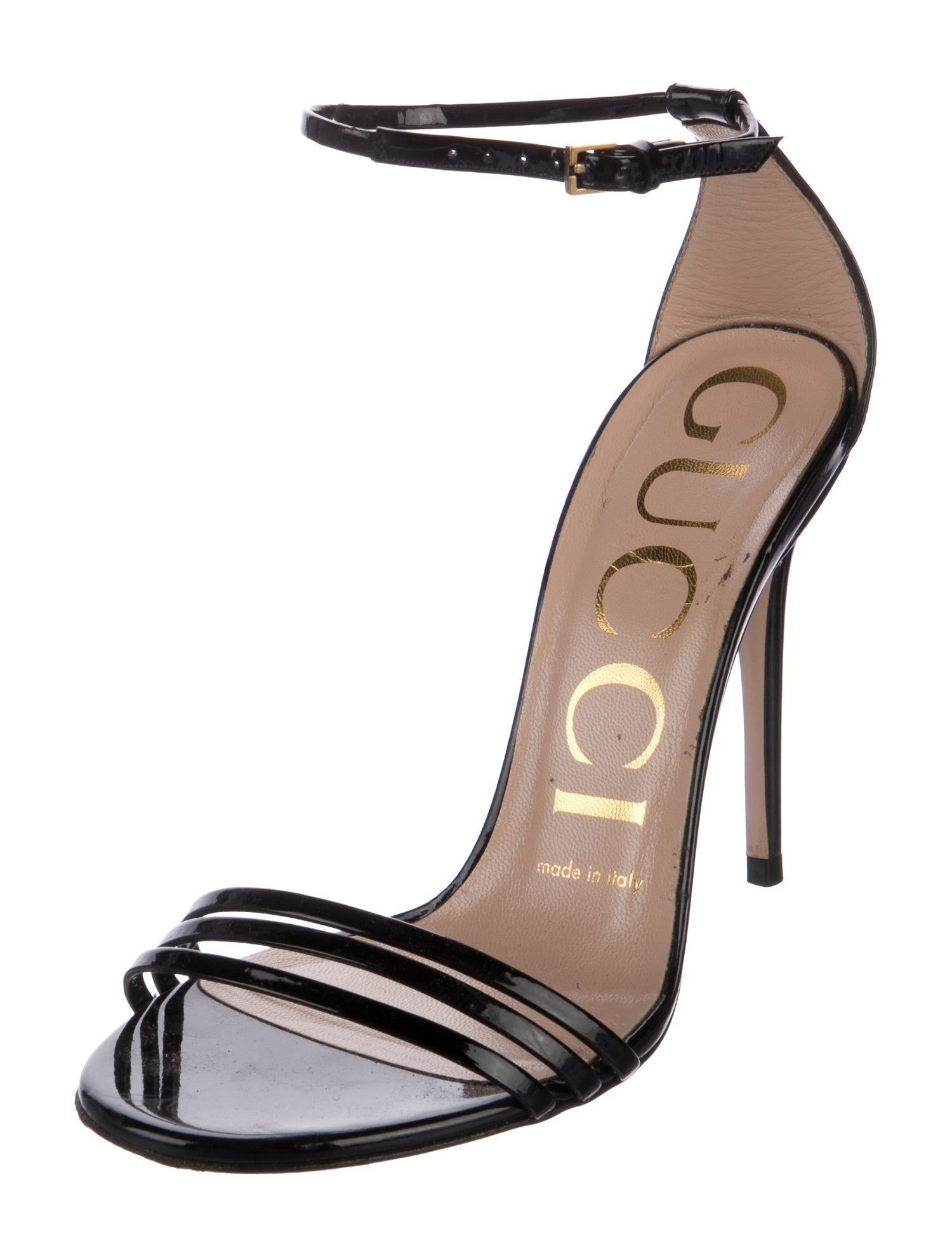 Gucci Patent Leather Sandals