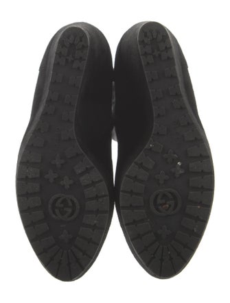 Gucci Interlocking G Logo Suede Boots