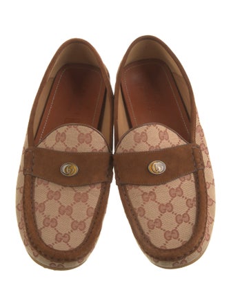 Gucci GG Canvas Canvas Loafers