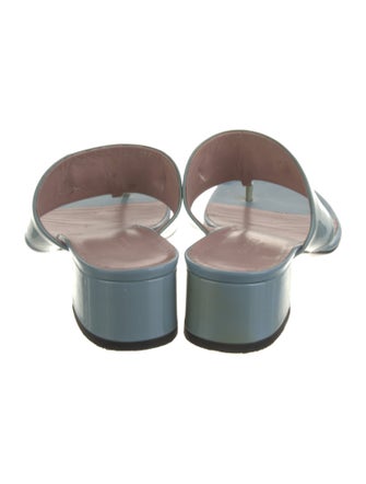 Gucci Horsebit Accent Patent Leather Slides