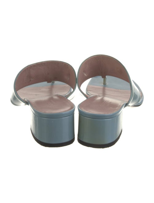 Gucci Horsebit Accent Patent Leather Slides