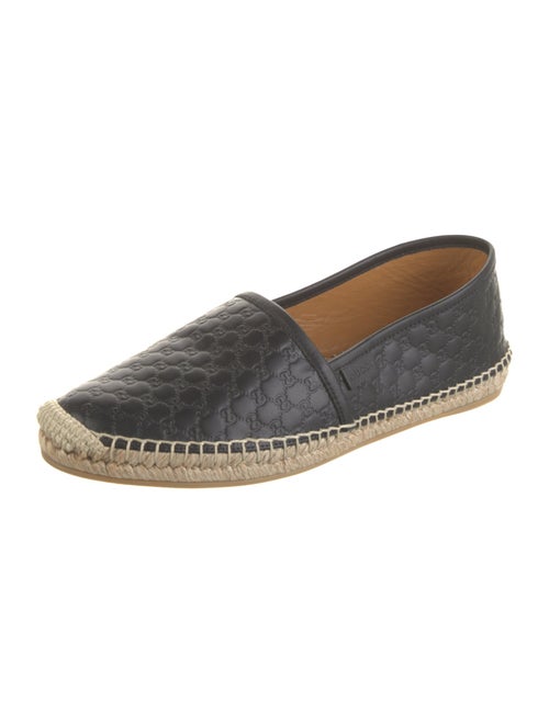 Gucci Microguccissima Pattern Leather Espadrilles