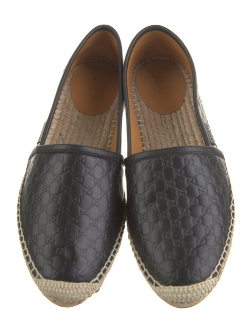 Gucci Microguccissima Pattern Leather Espadrilles