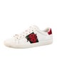 Gucci Web Accent Leather Sneakers