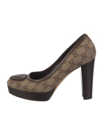 Gucci GG Canvas Canvas Pumps