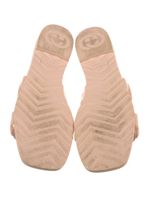 Gucci Rubber Chain-Link Accents Slides