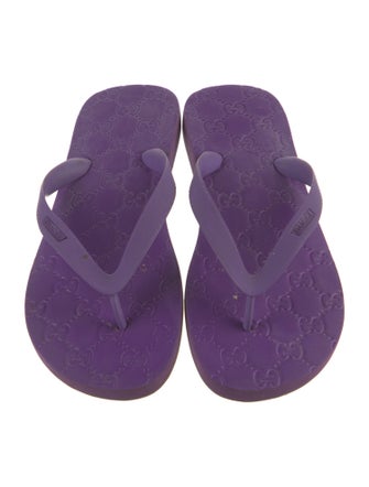 Gucci Rubber Flip Flops