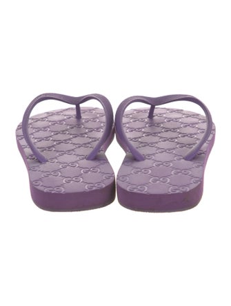 Gucci Rubber Flip Flops