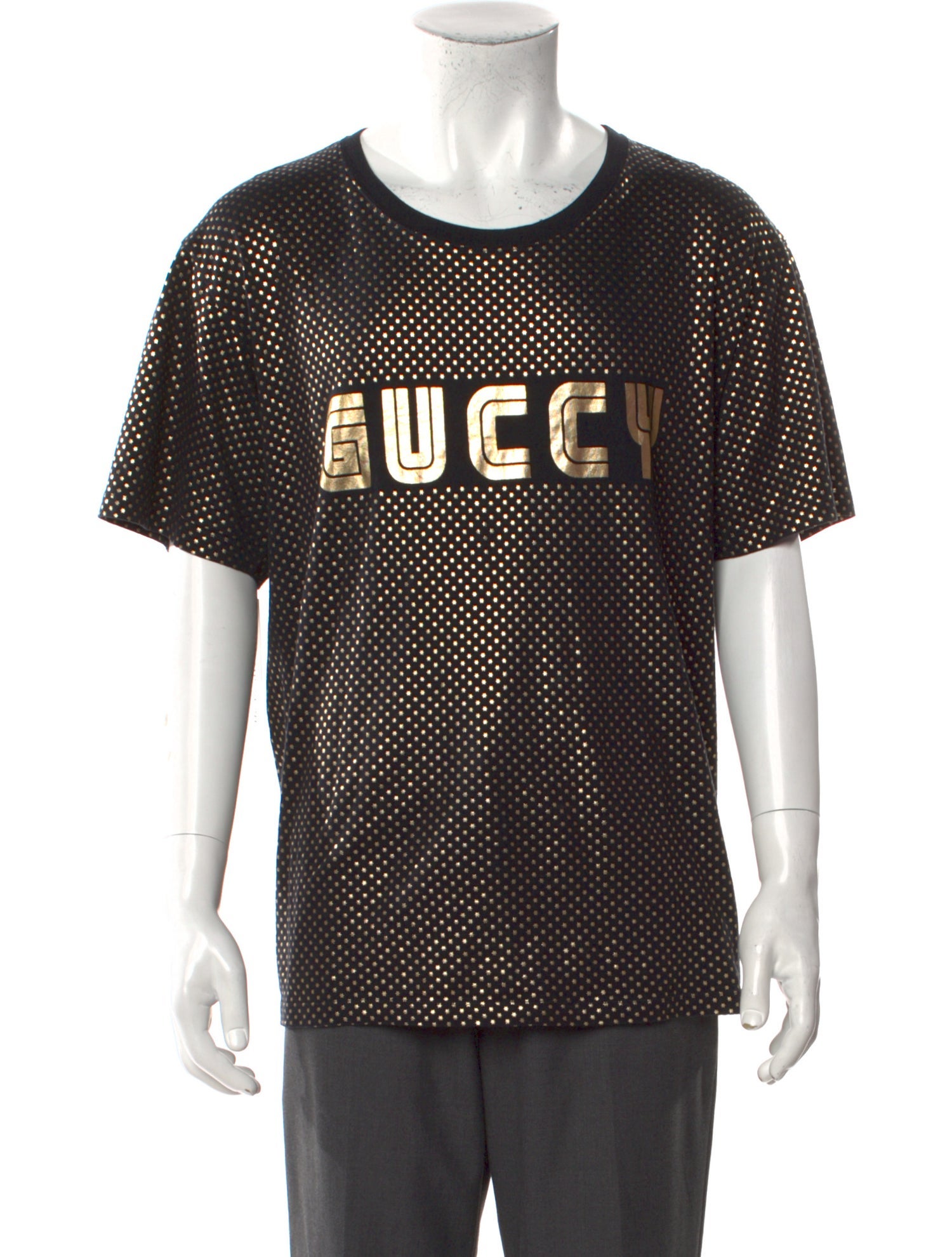 Gucci Graphic Print Scoop Neck T-Shirt