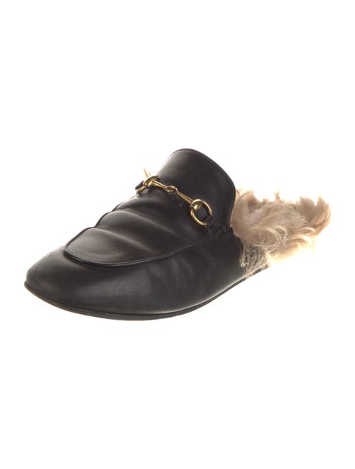 Gucci Horsebit Accent Leather Mules