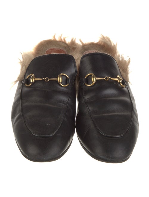 Gucci Horsebit Accent Leather Mules