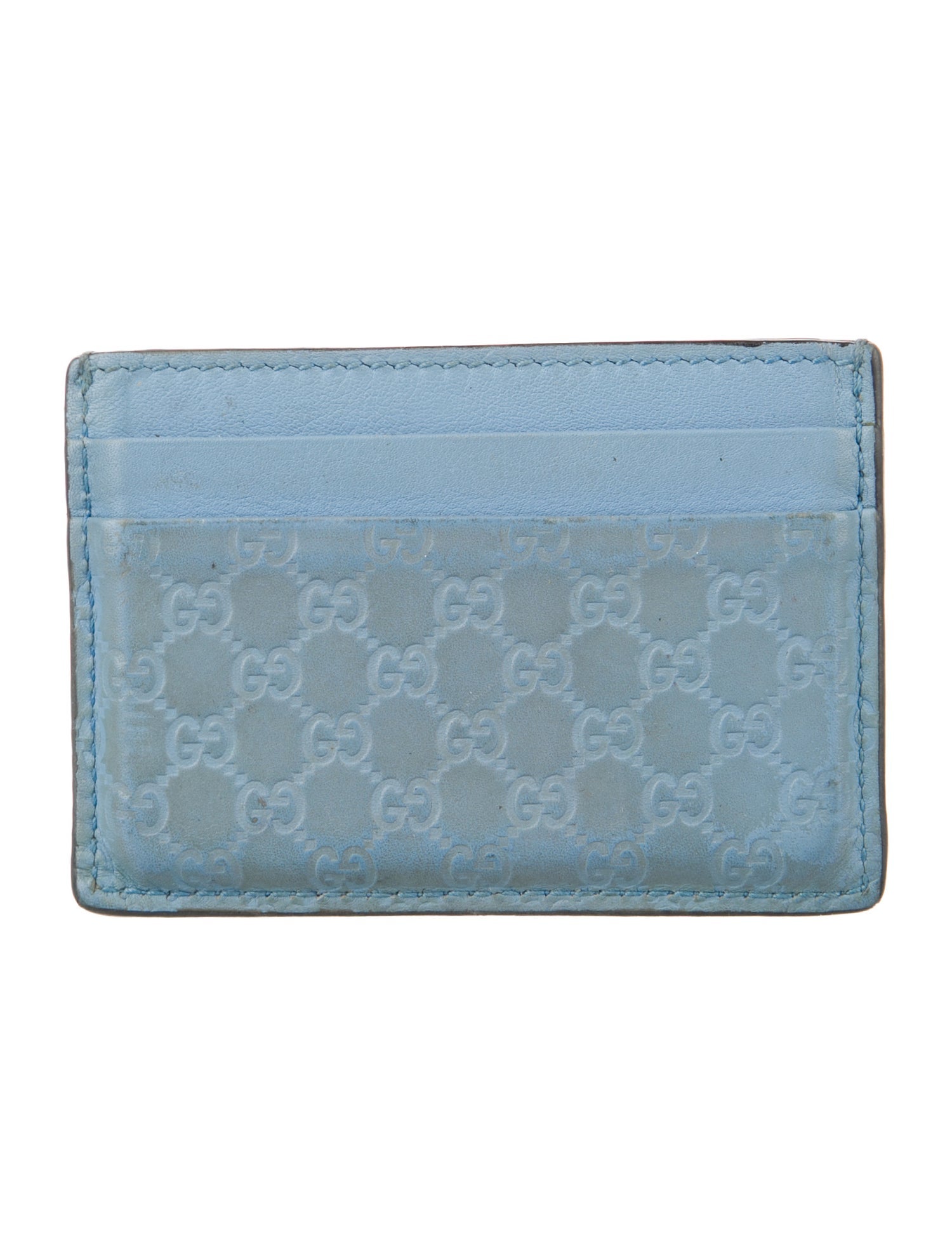 Gucci Microguccissima Pattern Leather Card Holder
