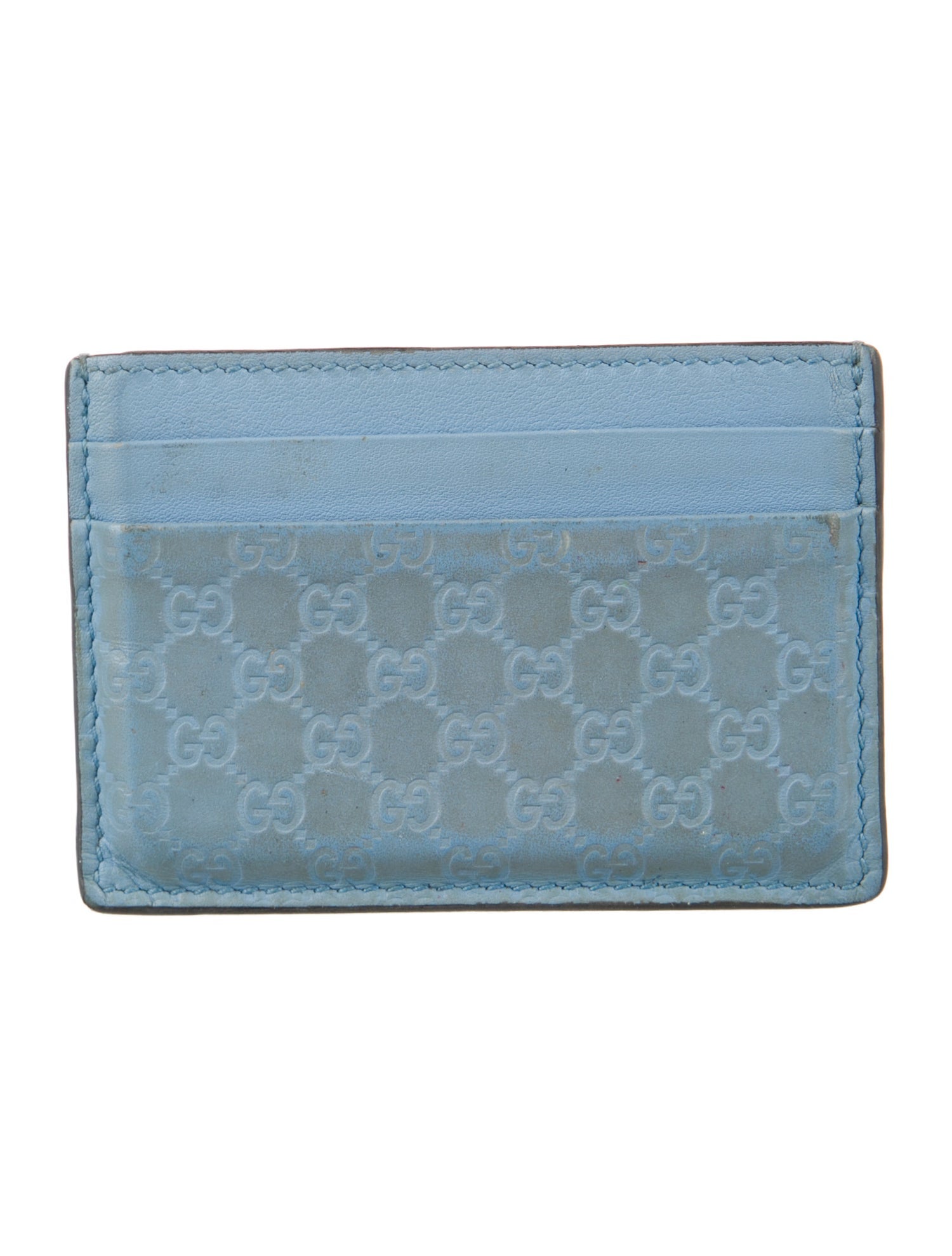 Gucci Microguccissima Pattern Leather Card Holder