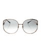Gucci Web Accent Oversize Sunglasses