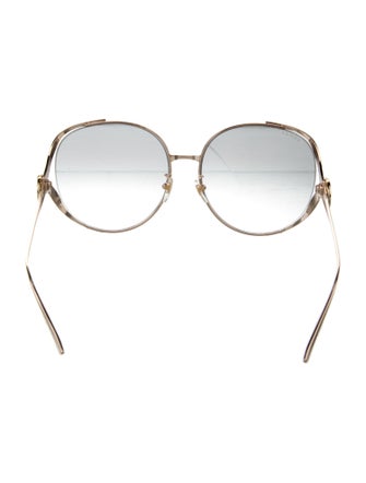 Gucci Web Accent Oversize Sunglasses