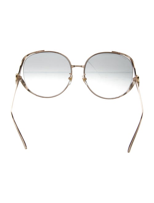 Gucci Web Accent Oversize Sunglasses