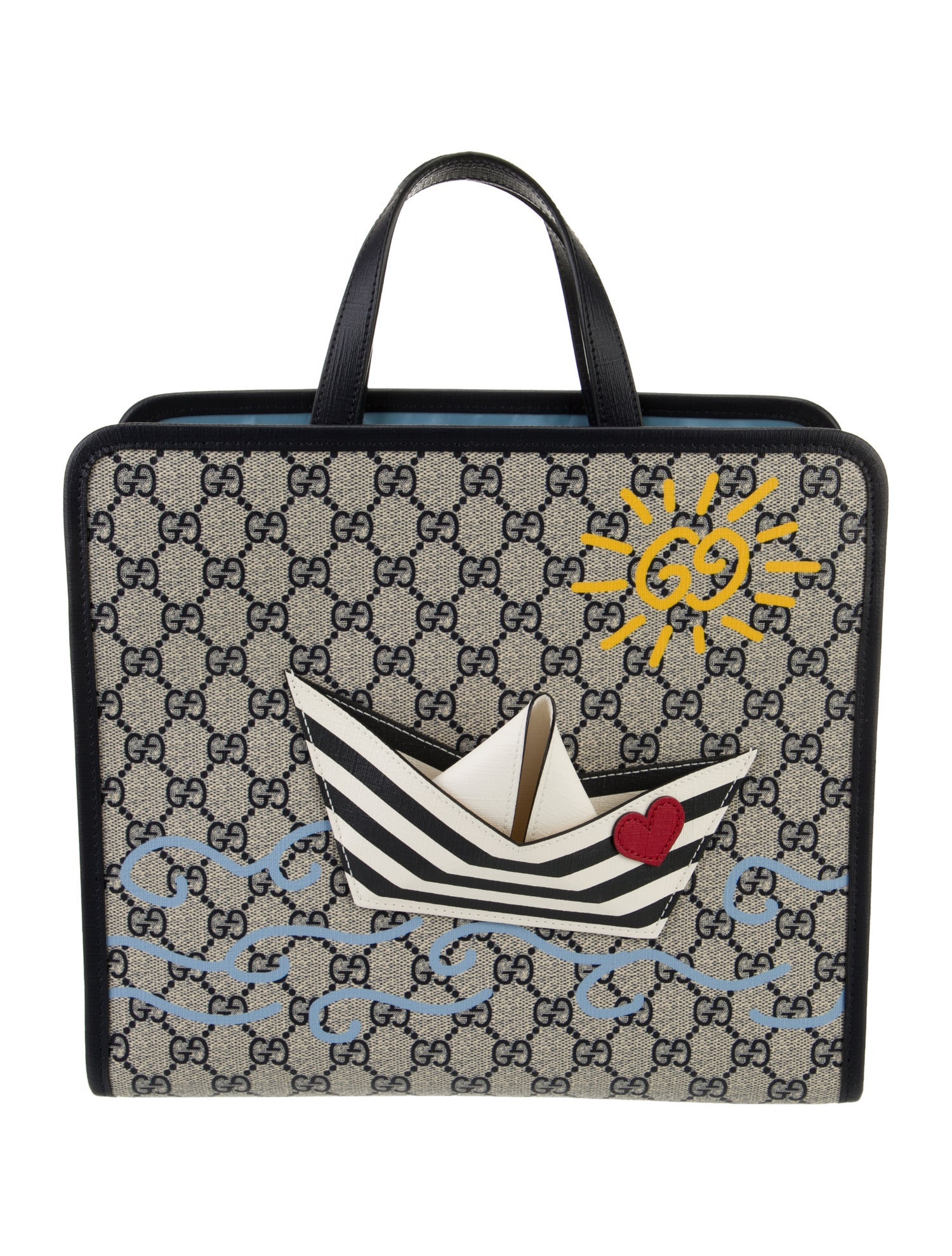 Gucci GG supreme boat tote bag.