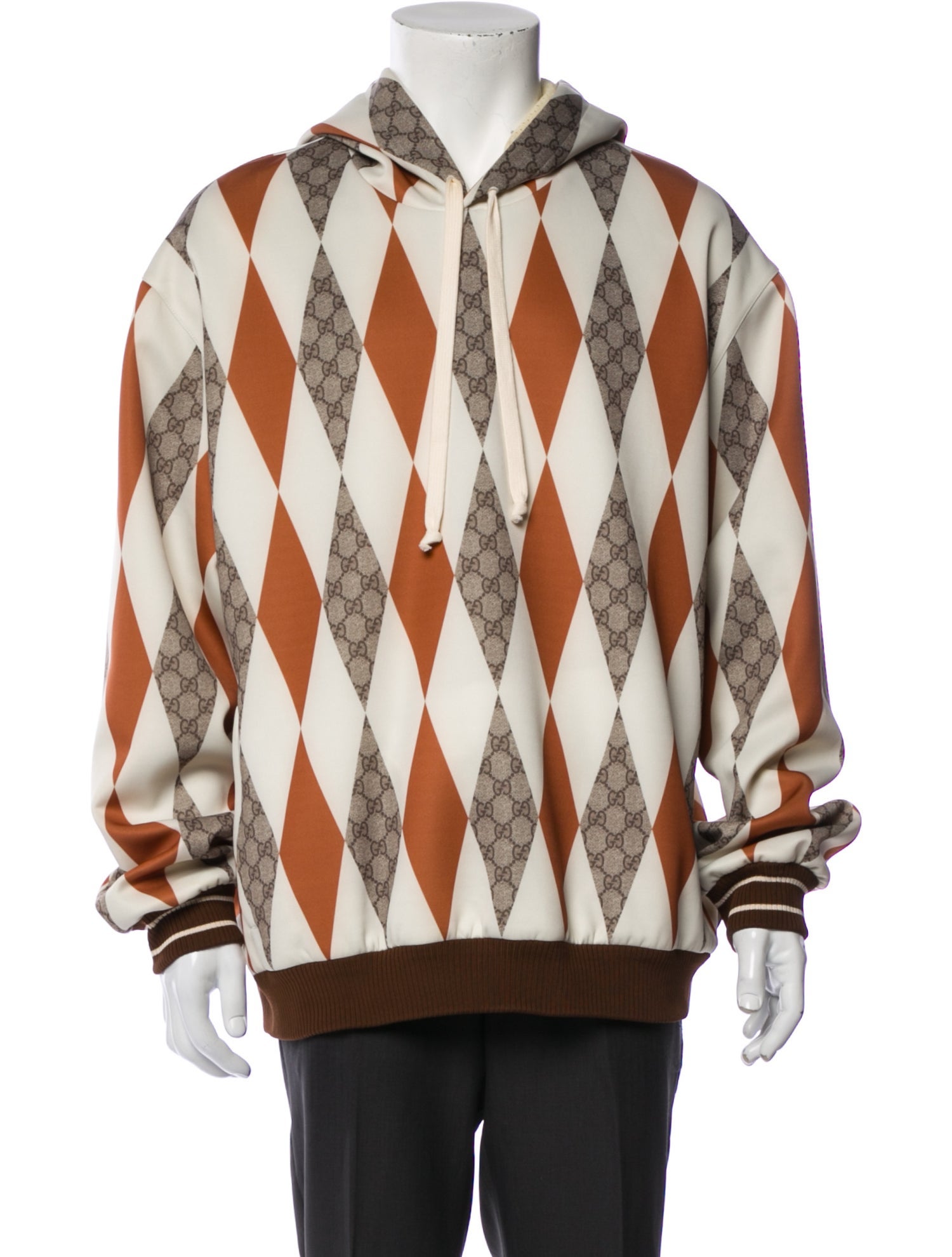 Gucci GG Supreme Crew Neck Hoodie