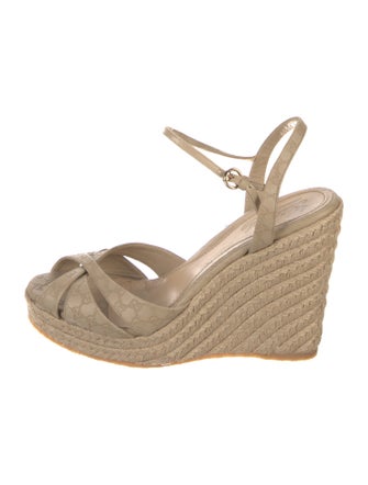 Gucci Leather Espadrilles