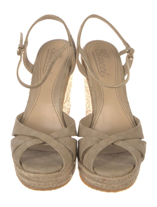 Gucci Leather Espadrilles