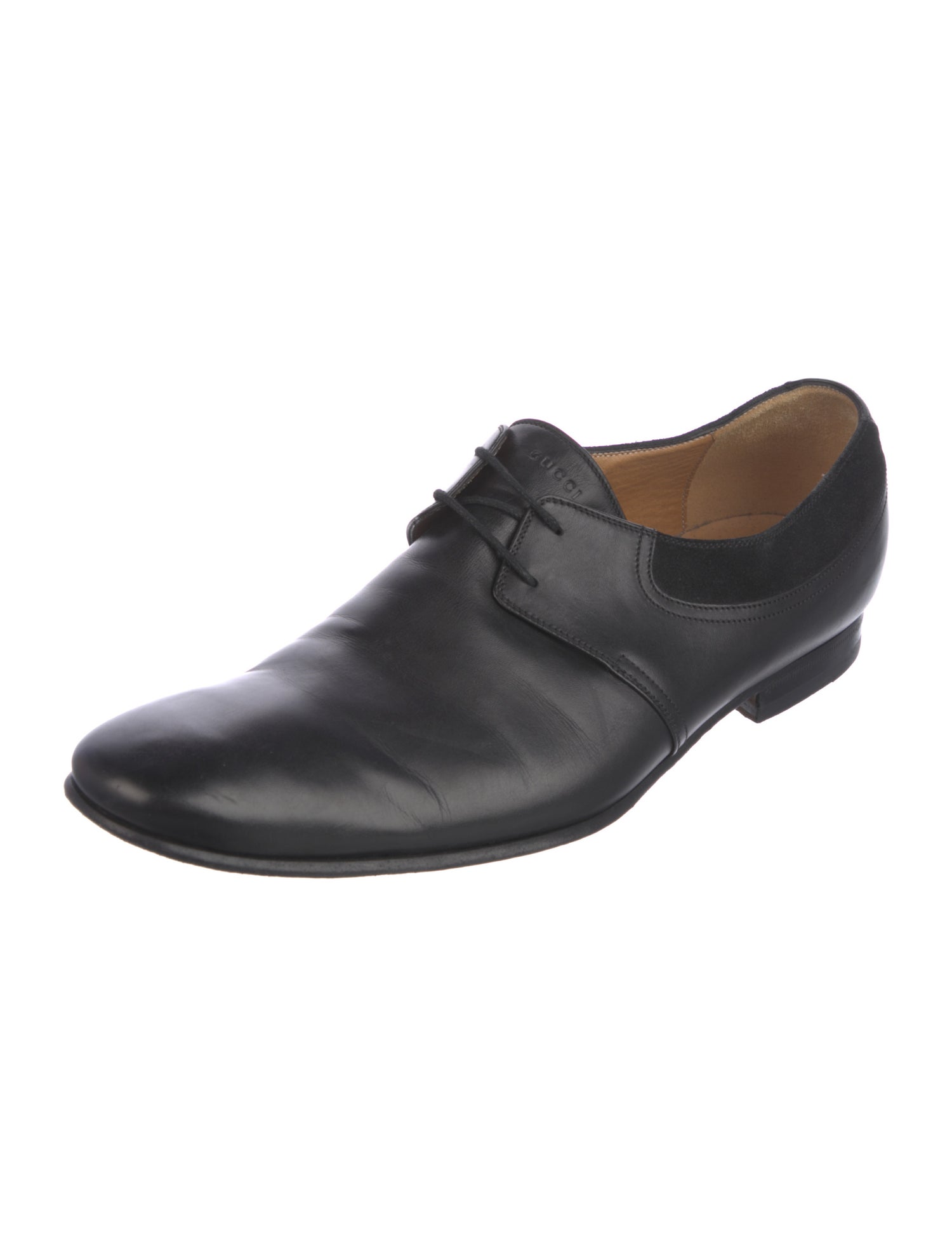 Gucci Leather Derby Shoes