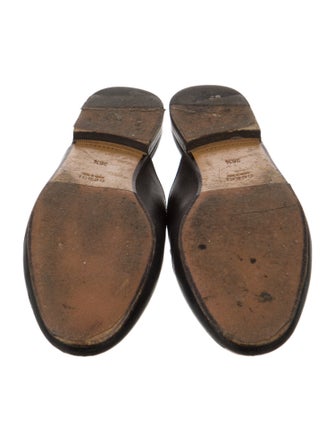 Gucci Horsebit Accent Leather Mules