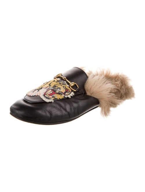 Gucci Horsebit Accent Leather Mules