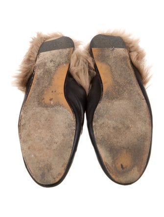 Gucci Horsebit Accent Leather Mules