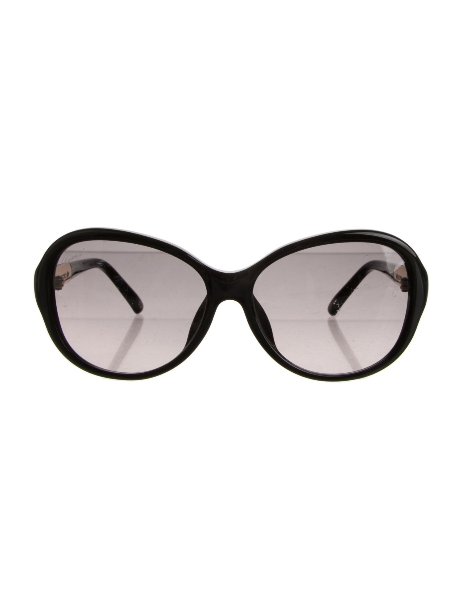 Gucci Interlocking G Logo Round Sunglasses