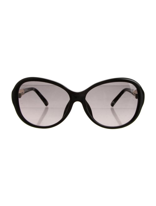 Gucci Interlocking G Logo Round Sunglasses
