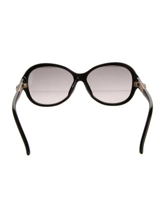 Gucci Interlocking G Logo Round Sunglasses