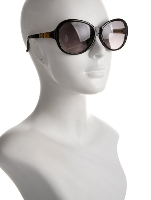 Gucci Interlocking G Logo Round Sunglasses