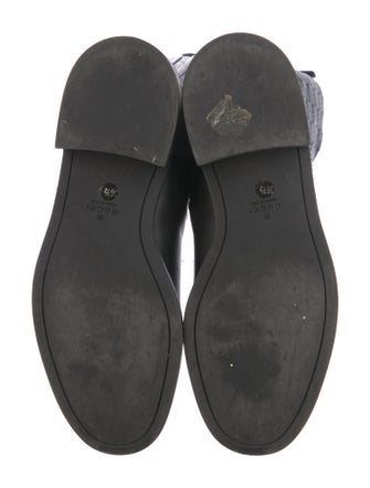 Gucci GG Signature Leather Riding Boots