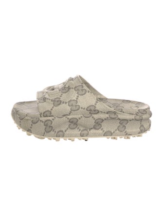 Gucci Interlocking G Logo Rubber Espadrilles