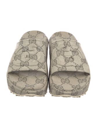 Gucci Interlocking G Logo Rubber Espadrilles