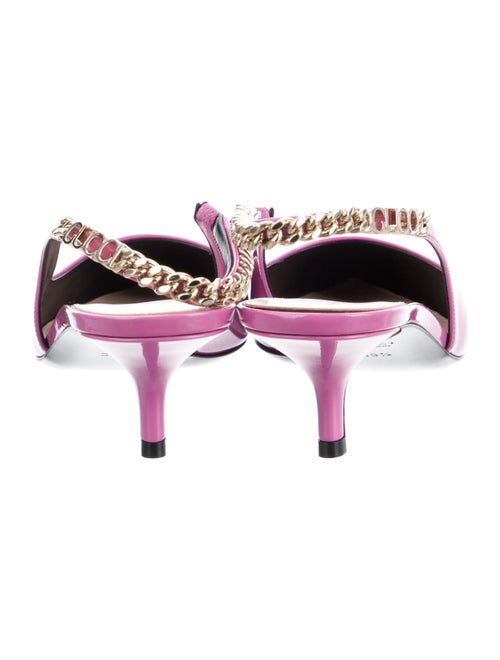 Gucci Signoria Patent Leather Slingback Pumps