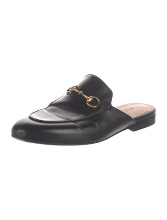 Gucci Horsebit Accent Leather Mules