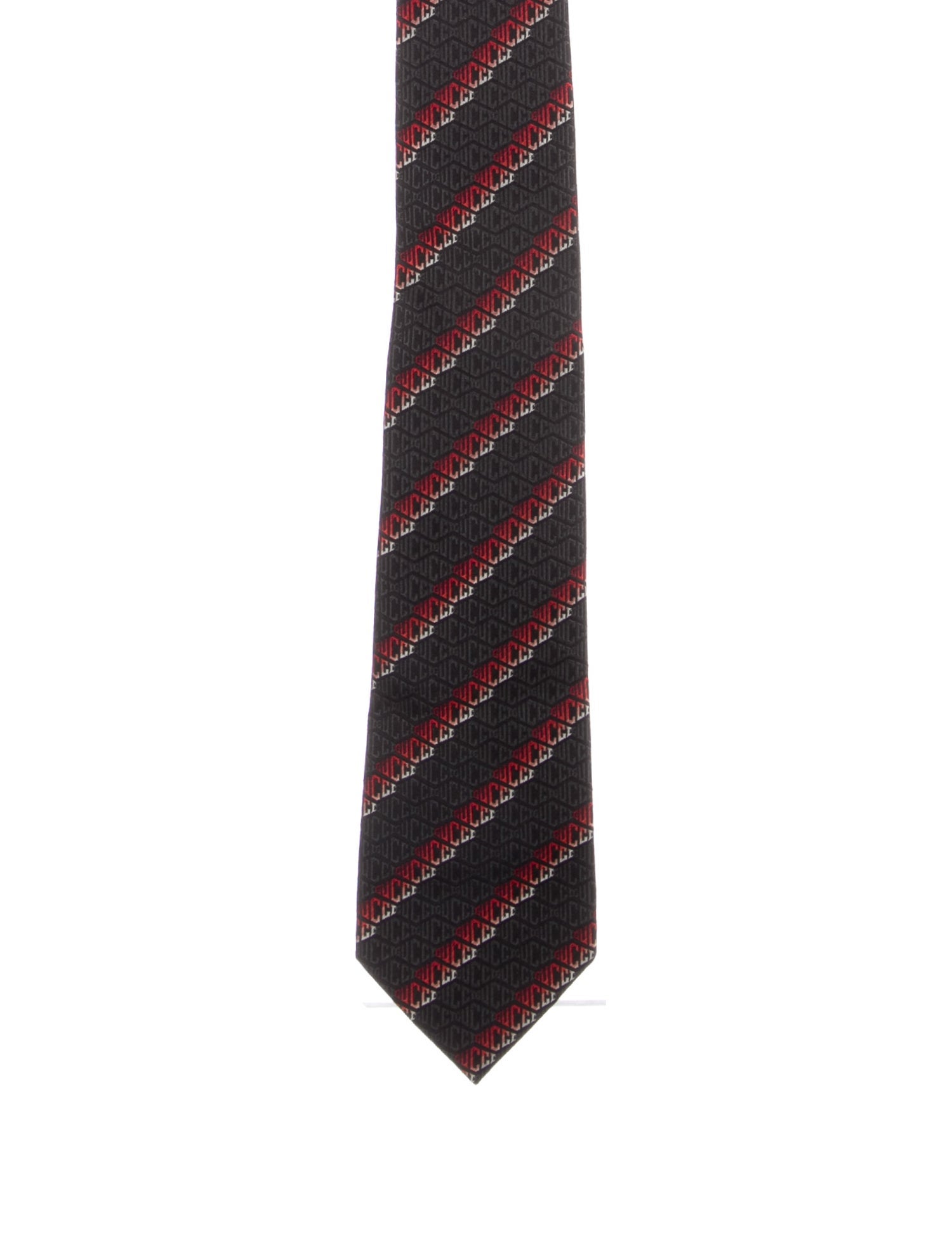 Gucci Silk Pattern Print Tie