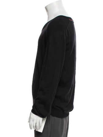 Gucci Web Accent Wool Pullover